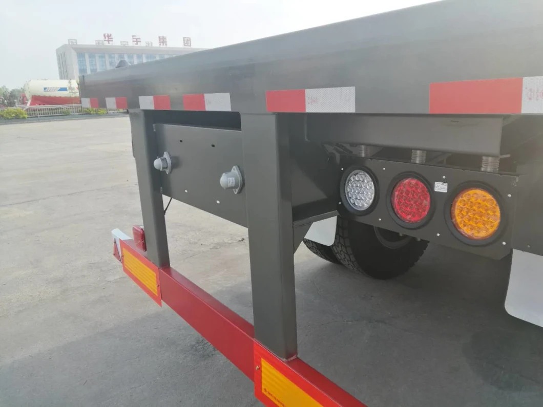 Truck Towing Double Tow Super Interlink Cargo / Flatbed / Tank Fifthwheel Coupler Trailer