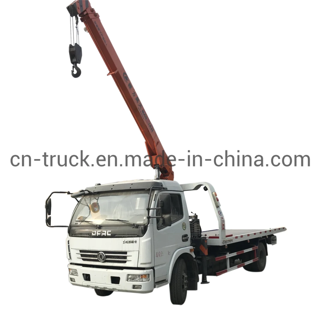 DFAC 3.2t Crane 4t 5t Flatbed Wrecker Towing Truck Tow Truck