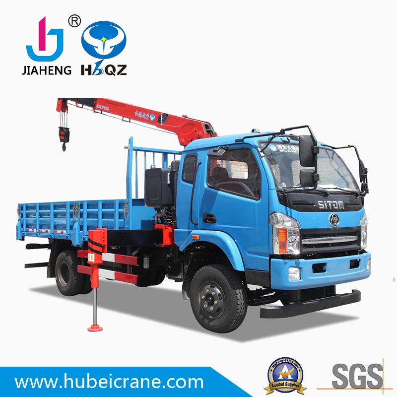 made in China Small Truck Mounted Pickup Truck Hydraulic Telescopic Boom Crane Price SQ4S3
