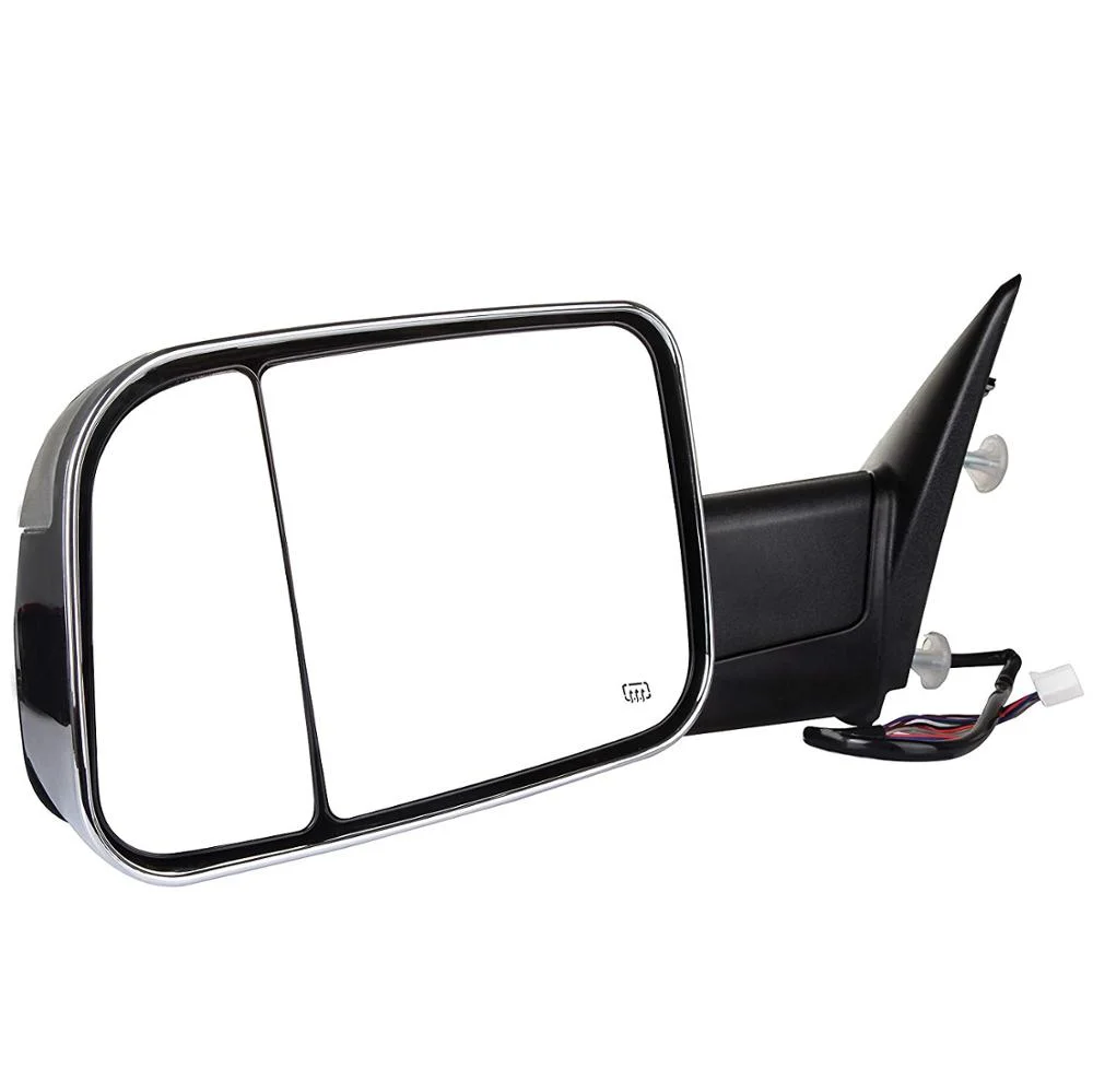 Lite Way Pick up Truck Towing Mirror Power Heated Turn Signal Car Side Mirror Puddle Lamp Side View Mirror for 2009-2012 Pickup