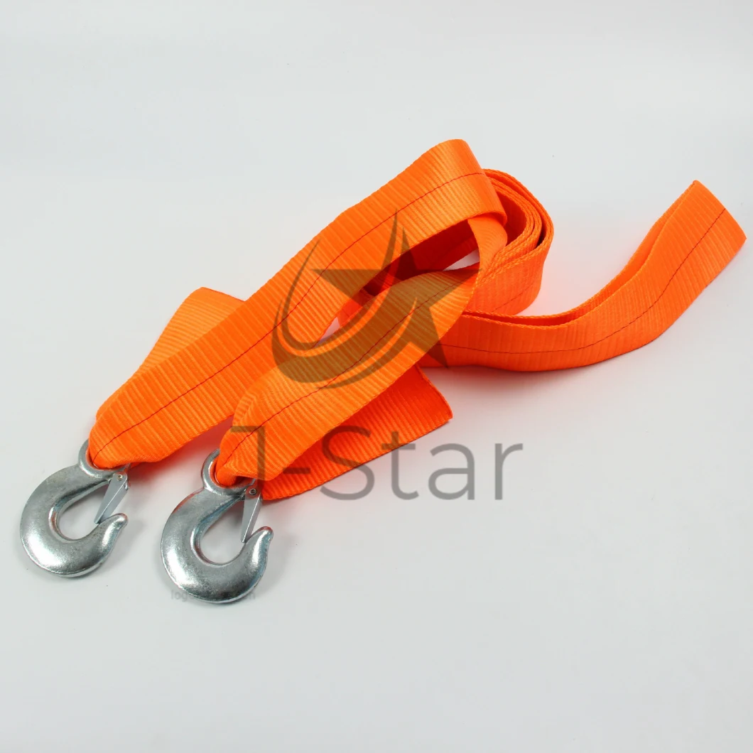 4m Polypropylene Tow Straps, Tow Webbing Straps