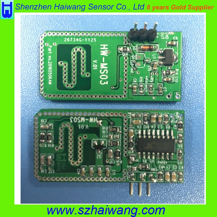 Hw-Ms03 Motion Sensor Module Microwave Radar Sensor Module for Lighting (HW-MS03)
