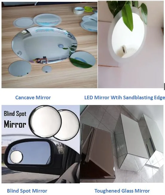 2mm Chrome Mirror Convex Mirror Car Rearview Mirror 203*305mm