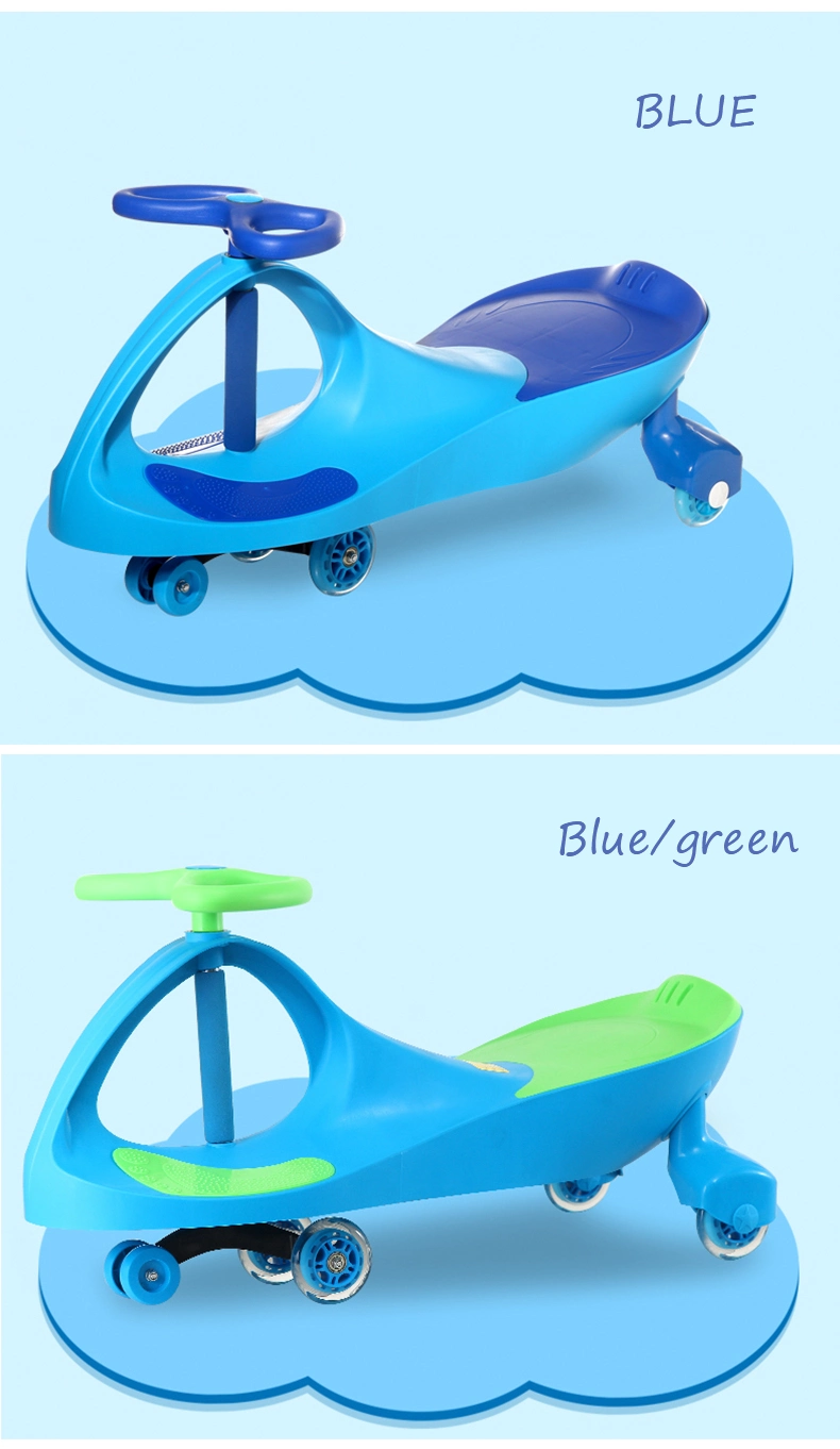 Kids Toy Baby Swing Car Kids Slide Ride on Toy Car Music and Without Light Kids Swing Outdoor Kids to Drive Ce Swing Car Original Design