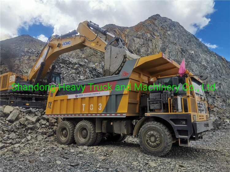 Automatic Transmission 90 Ton Mining Truck 10 Wheeler Mining Truck for Sale with 520HP Engine