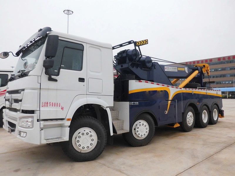 Heavy Duty 30t/40t/50t Road Rescue Tow Truck Crane Wrecker Truck Accident Recovery Truck