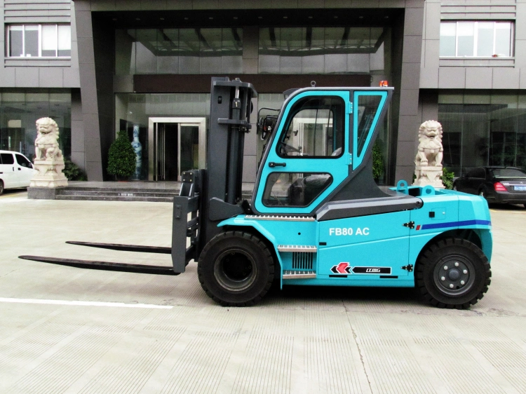 Electric Forklift 4 Wheel Chinese Electric Hydraulic Forklift 8 Ton Electric Wheel Forklift