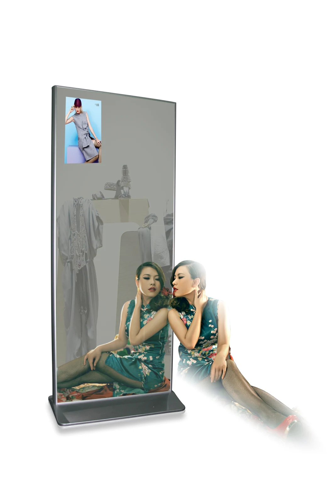 Mirror Panel Digital Photo Frame 43 Inch 55 Inch Magic Mirror Kiosk 4K HD Android Mirroring TV Magic Mirror Photobooth