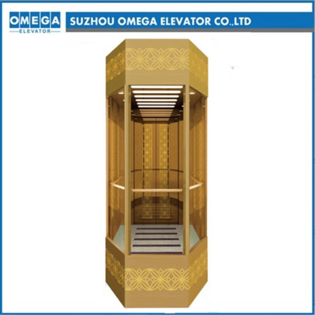 Mirror Stainless Steel Observation Lift Outdoor Residential Passenger Panoramic Elevator