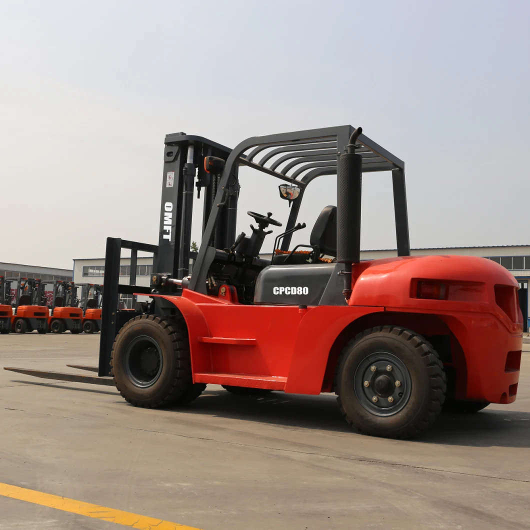 8ton Diesel Forklift, 4.5m Lifting Height, 8ton Forklift, Forklift Truck, Cpcd80, Diesel Forklift Truck