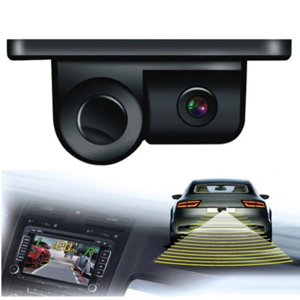4.3 Inch Car Reverse Camera Mirror Rear View Camera with Parking Lines (pz452)