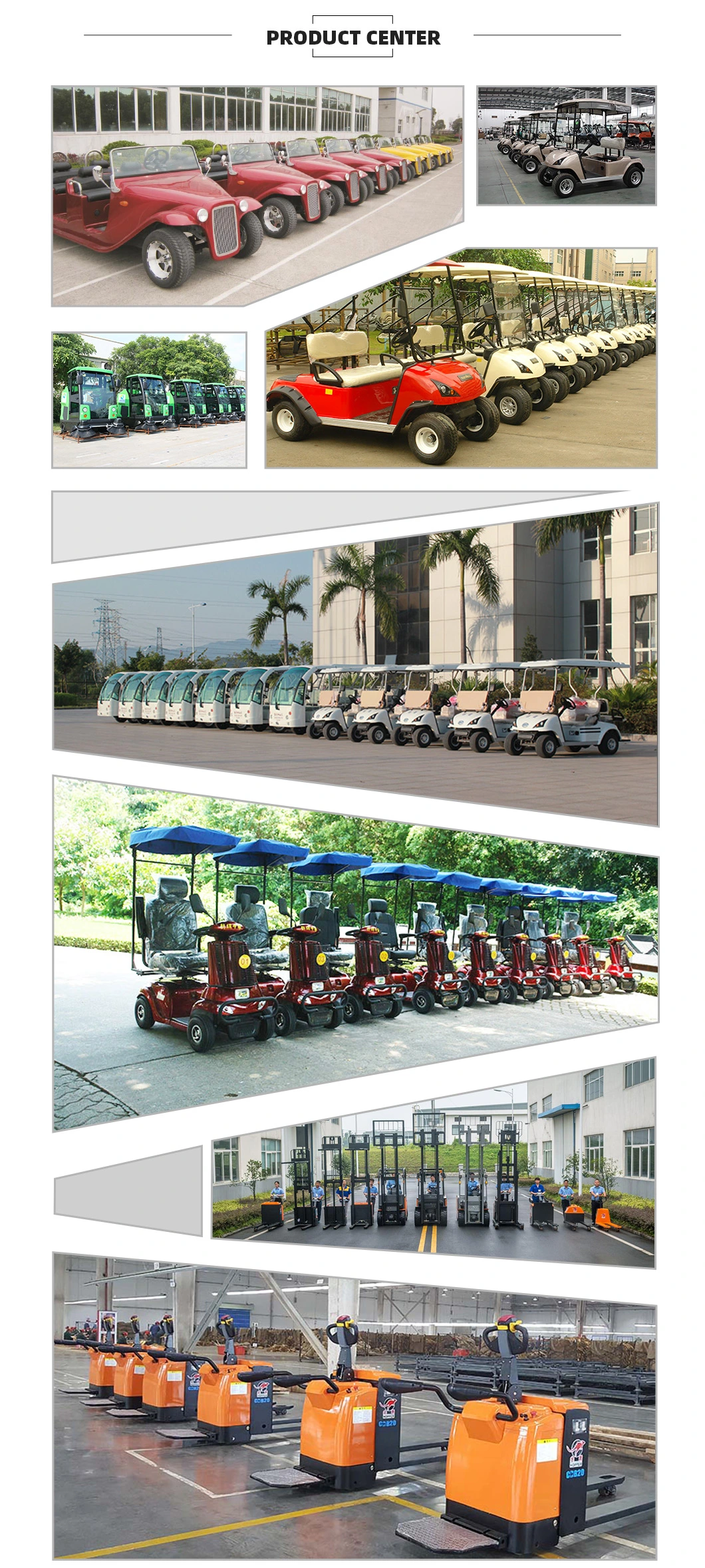 CE Approved Electric Utility Vehicle Utility Golf Car with Two Seats (DG-M2 + Cargo box)