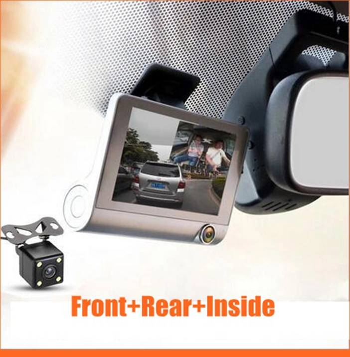 3 Lens Car Black Box Dash Cam HD 1080P 170 Degree Wide Angle Car Camera