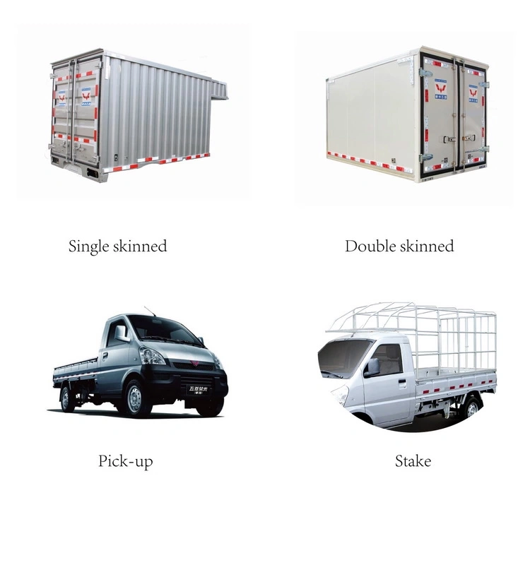 Wuling Double Cabin Mini-Truck New Pickup Truck Light Cargo Trucks Vehicle for Sale