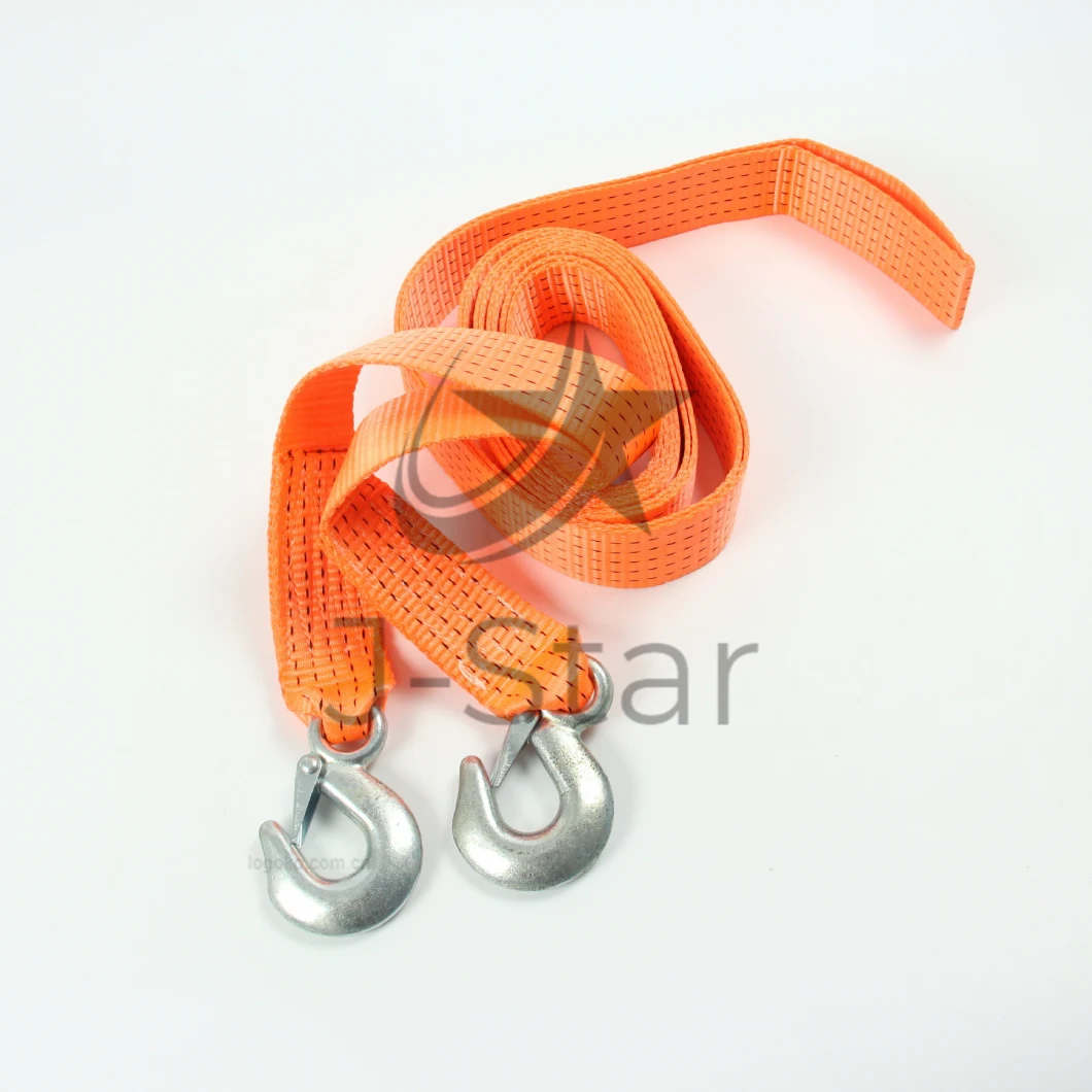 4m Polypropylene Tow Straps, Tow Webbing Straps