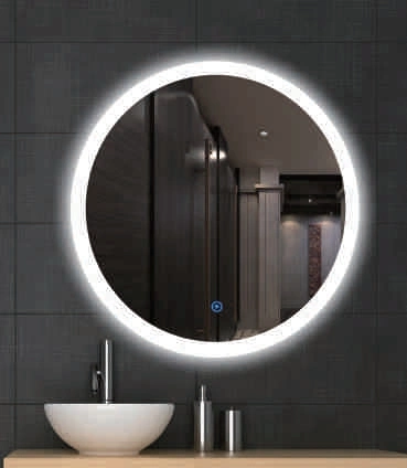 Illuminated Smart Backlit Mirror Lighted Bathroom Mirrors LED Mirror Round