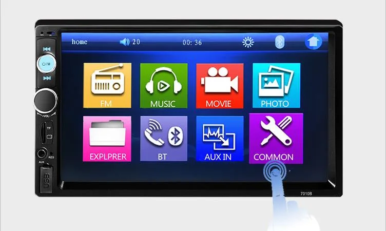 2 DIN Car Radio MP5 Player with Bluetooth/Rear View/ Morrior Link Function