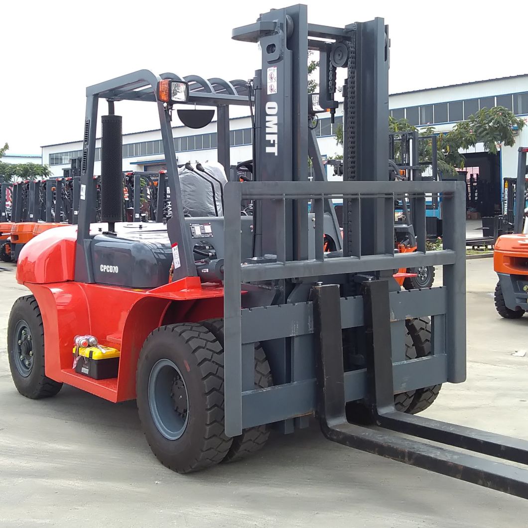 7ton Diesel Forklift, 4.5m Lifting Height, 7ton Forklift, Forklift Truck, Cpcd70, Diesel Forklift Truck
