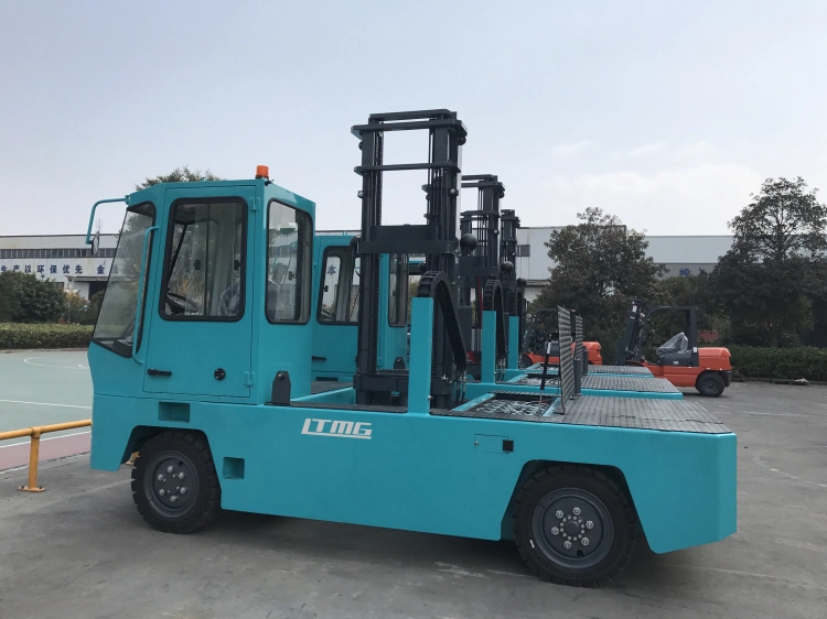 China Forklift Truck Forklift Cabin 3 Ton Electric Side Loader Forklift with Curtis Controller