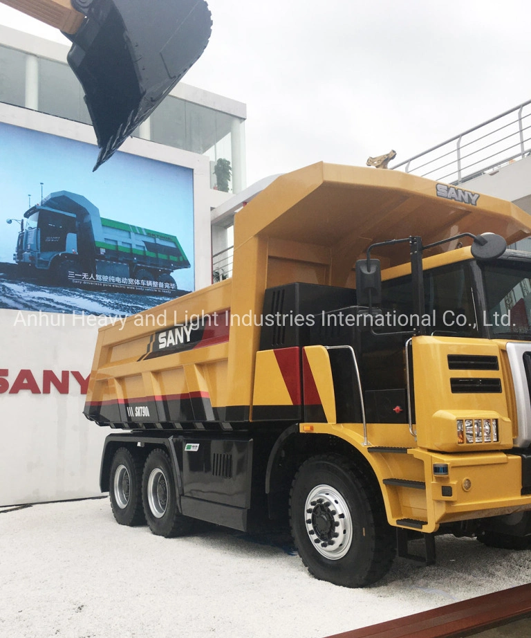 Mining Truck Made in China Skt90e 60ton Mining Truck Sand Tipper Truck for Sale in Uganda