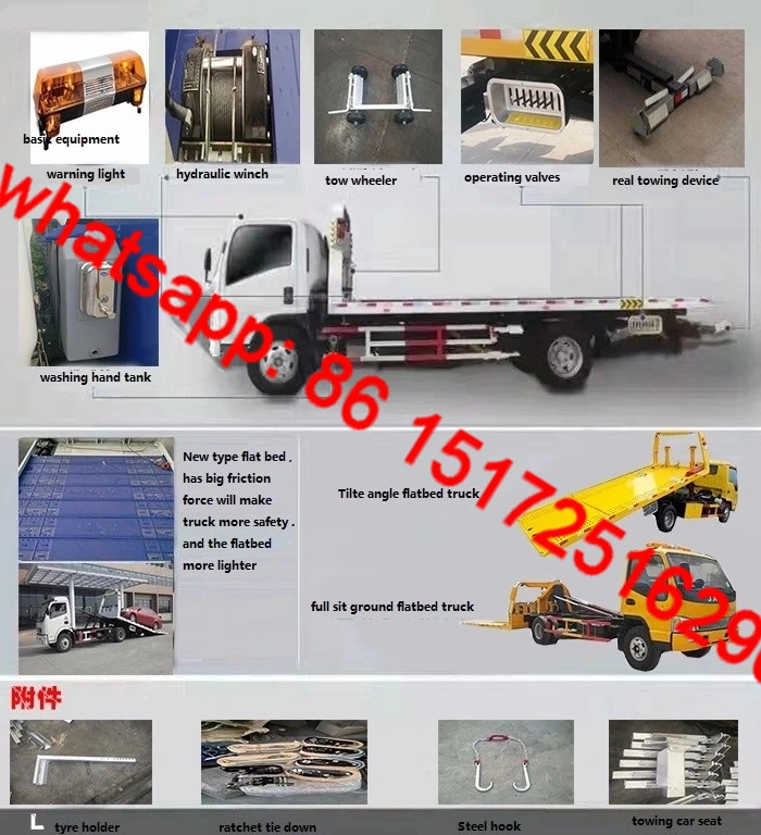 Foton/Forland 3tons Wrecker Truck, Tow Truck Wrecker, Wrecker Tow Truck