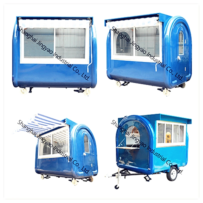 Factory Price Food Cart Refrigerated Cart Food Kiosk Truck Trailer Widely Used Tow Trailer