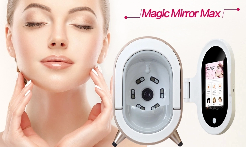Portable Skin Detector Digital Analyzer Skin Magic Mirror with Enhanced ISP Algorithmswifi Sharing