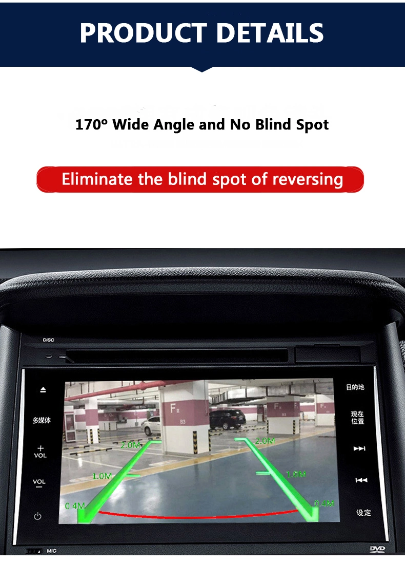 Ahd 720p Reverse Camera Rear View Camera Backup Camera for Car Security System
