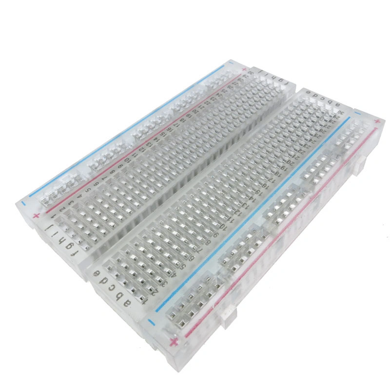 DIY Transparent 400 Tie Points Solderless Breadboard for Atmega Pic Arduino Uno 1602 LCD