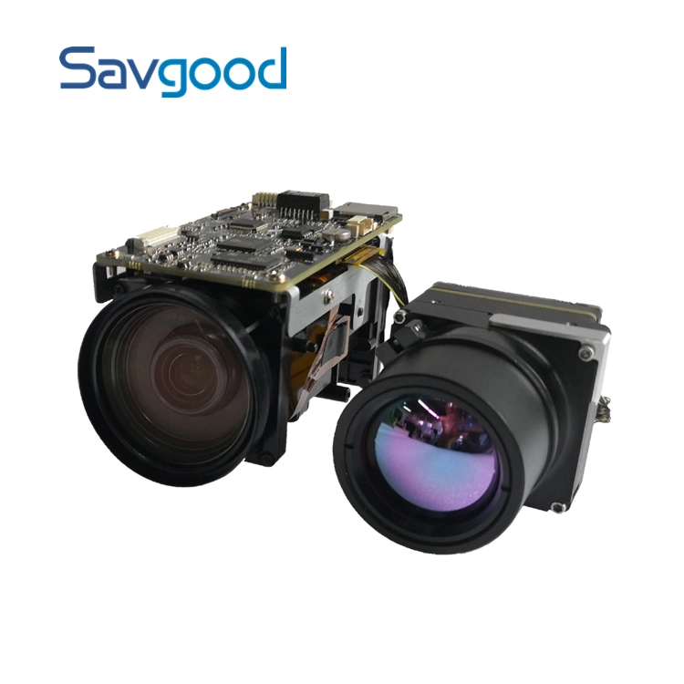 640*480 Thermal Camera Module 30X Optical Visible Zoom Eo/IR Camera