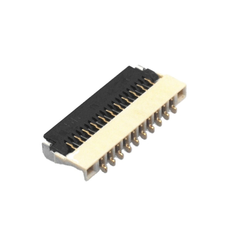 0.3mm Pitch SMT Zif Flip-Lock Type 11-71 Pins 1.0 mm Height FPC Connector