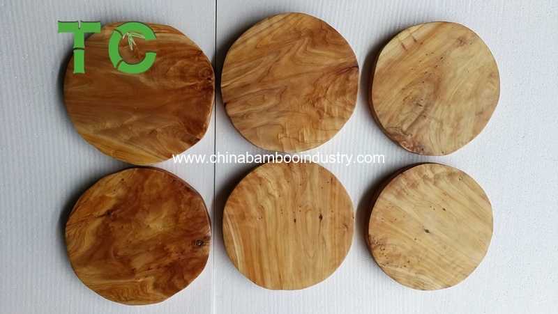 Round Root Wood Board for Kitchen Wood Cutting Boards Cheese Boards