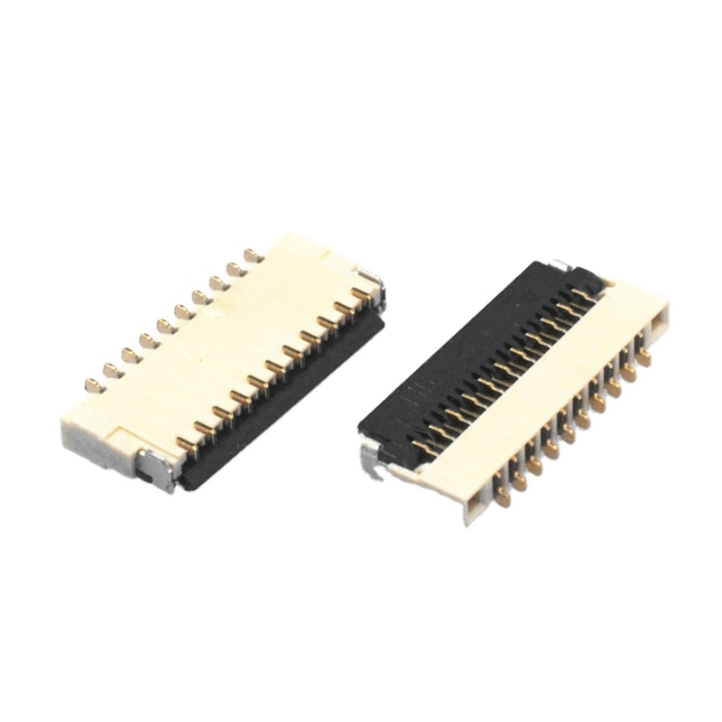 0.3mm Pitch SMT Zif Flip-Lock Type 11-71 Pins 1.0 mm Height FPC Connector
