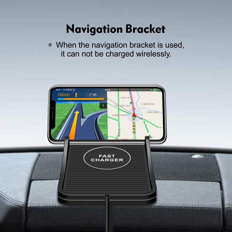Phone Holder Magnetic R2 Mount Qi Wireless Car Charger
