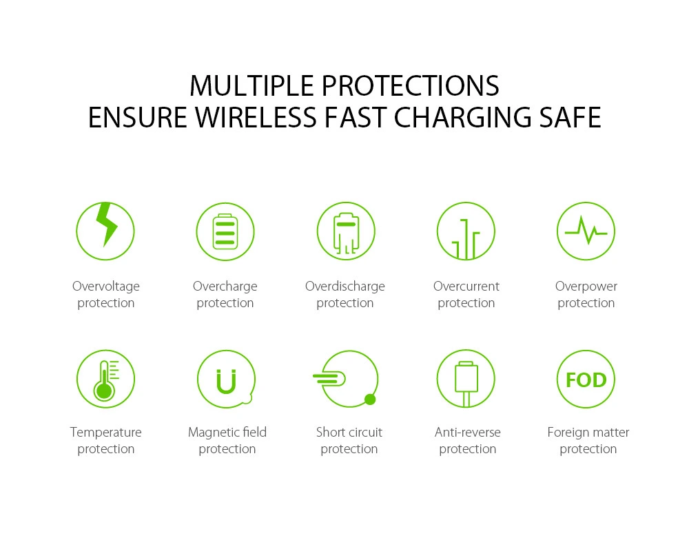 Phone Chargers, Wireless Charging Pad 10W Wireless Charger Compatible with iPhone 11/11 PRO/11 PRO Max/Xs/X /8/8 Plus, Galaxy Note 10/ Note10 Plus/S10/S9