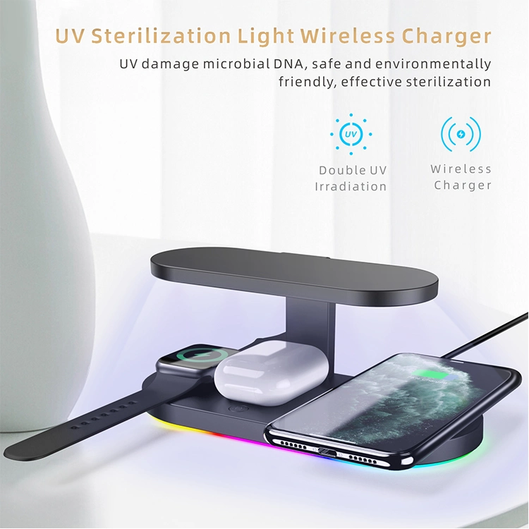 Wireless Charger UV Sterilizer 4 in 1 Wireless Charger Wireless Charger UV Sterilizer