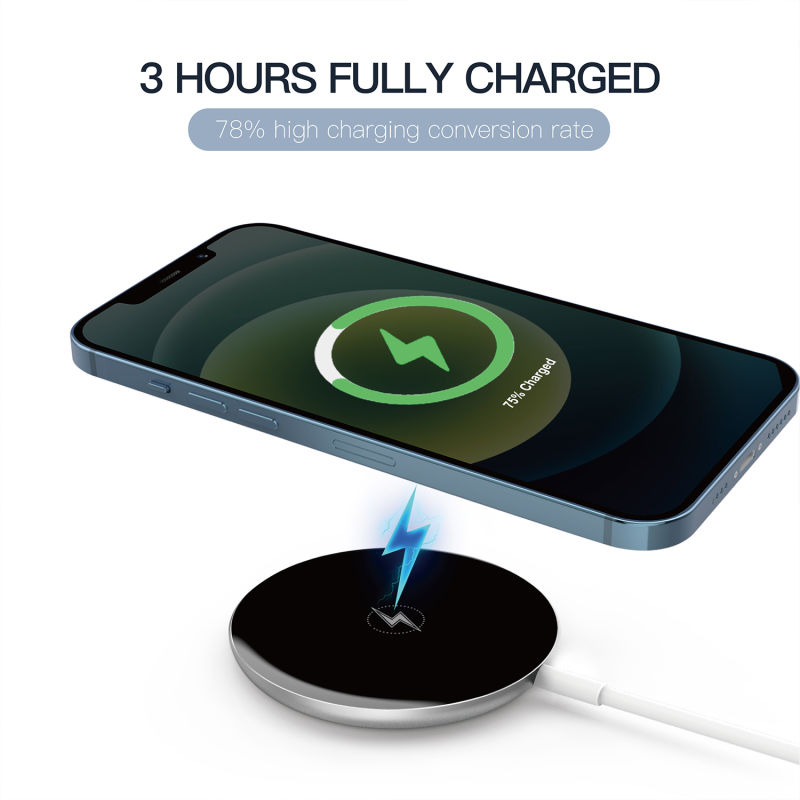 Fast Shipping Mini Wireless Charging Pad 15W Magnetic Charger