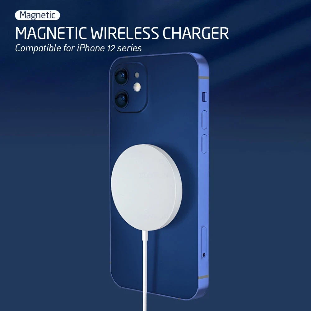 2020 Christmas Top Selling 15W Qi Magsafe Fast Magnetic Wireless Charger for Mobile Phone