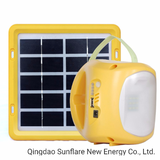Energy Saving Solar Light Lamp with Mobile Phone Charger Sf-202