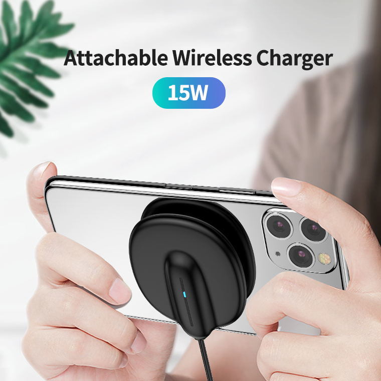 Tongyinhai New Product Unlimited Free Attach Suction Cup Wireless Charger for Mobile Phone