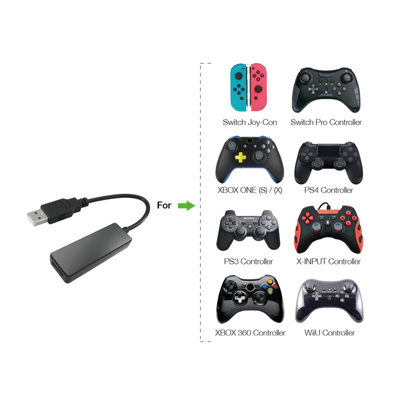 Nintendo Switch Controller Adapter for PS3, PS4, xBox360, Joy-Con, Switch, Switch PRO & Wii U