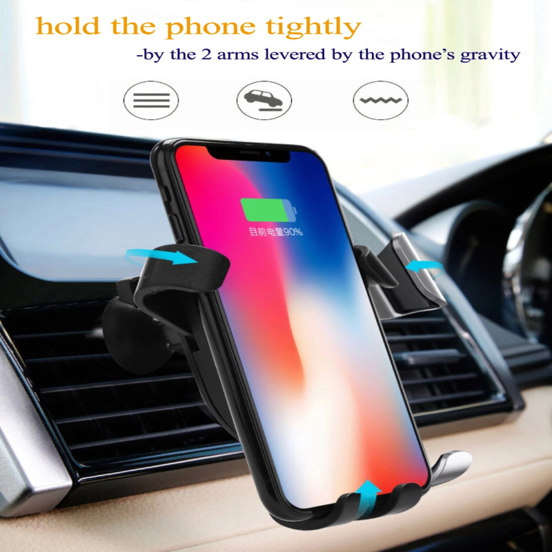 Charger Wireless Charger Wireless Car Charger Infrared Induction Wireless Charger for Car with Fast Delivery T9
