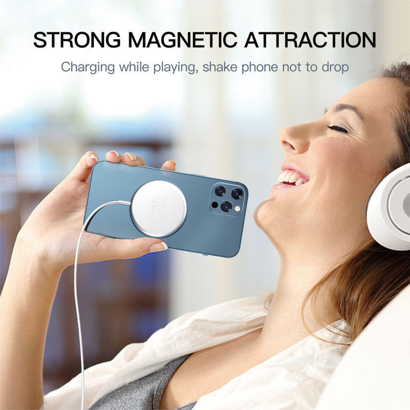 Wholesale OEM Magnetic Wireless Charger 15W Fast Charging Pad