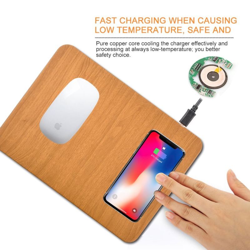 Mousepad Wireless Charger Qi for Mobile Phone