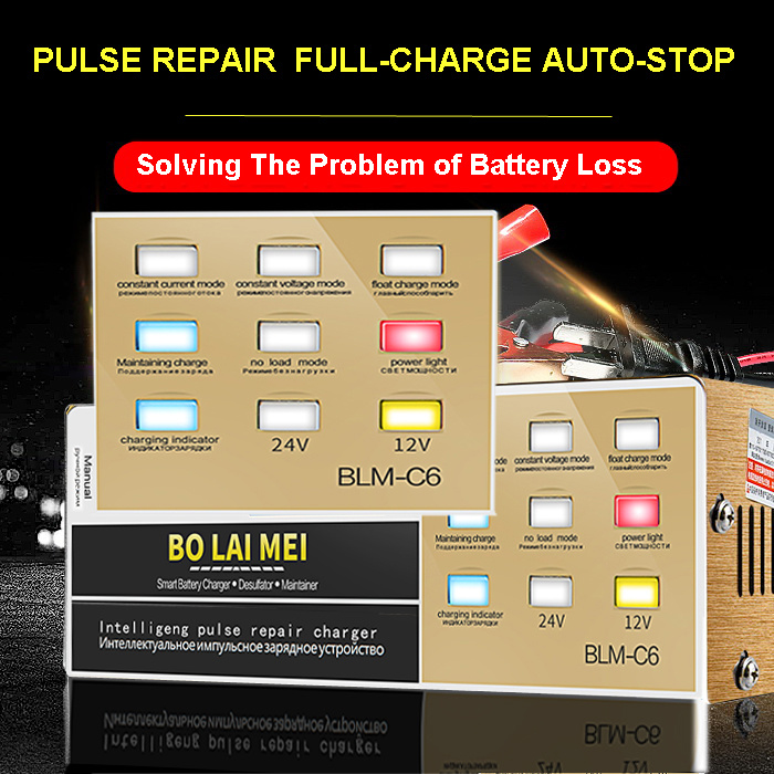 Intelligent 12 V to 24 V Auto Change Battery Charger