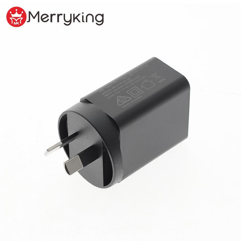QC 3.0 Wall Charger 18W Fast Charging Pd USB-C Adaptor Cell Phone Charger