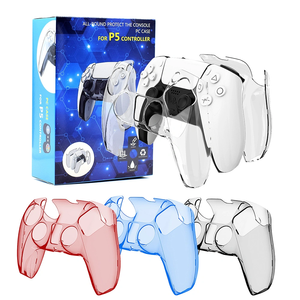 Transparent Hard Cover for PS5 Controller Joystick Protective Case for PS5 Game Console Accessories