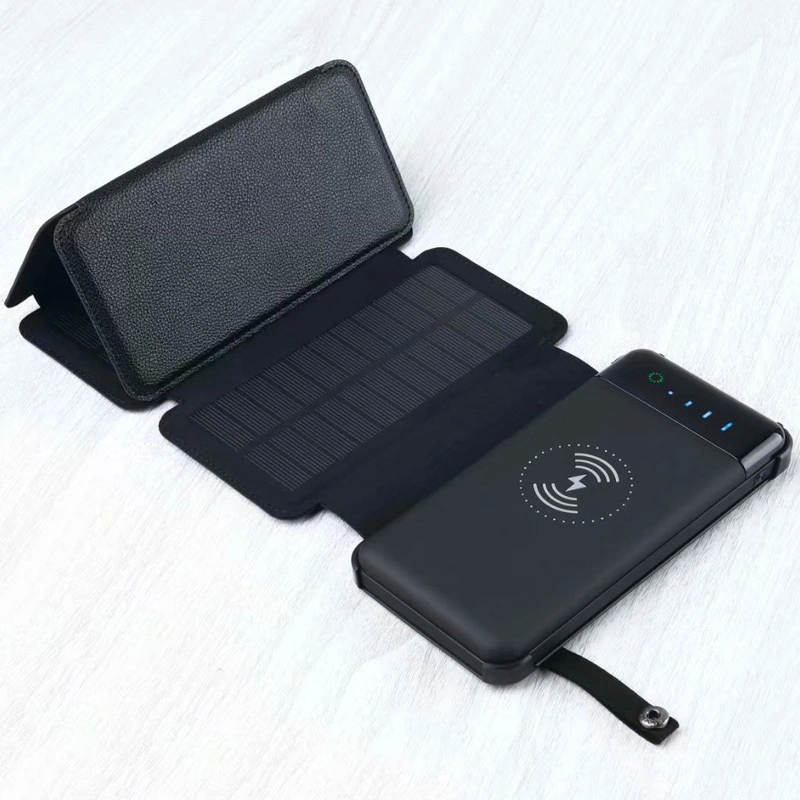 Outdoor Folding Foldable Charger Portable Wireless Charger Solar Power Bank