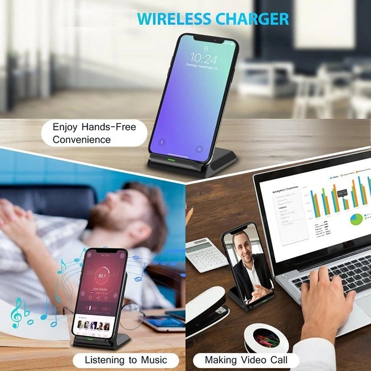 Wholesale Fast Q700 Wireless Stand Power Bank Charger, Wireless Charger for iPhone