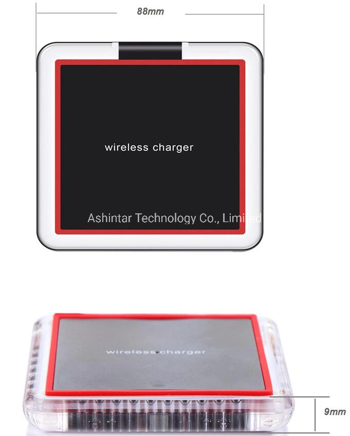 Micro USB Wireless Charger Stand Qi Wireless Charger for iPhone 8 for Samsung